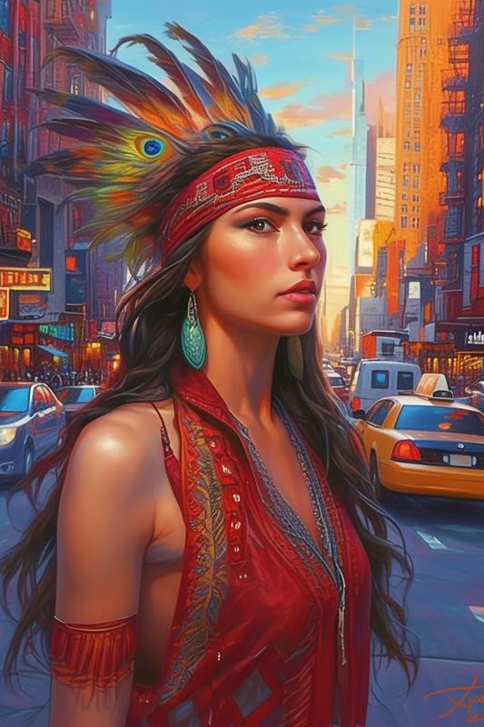 A Juxtaposition of Cultures Paint by Numbers
