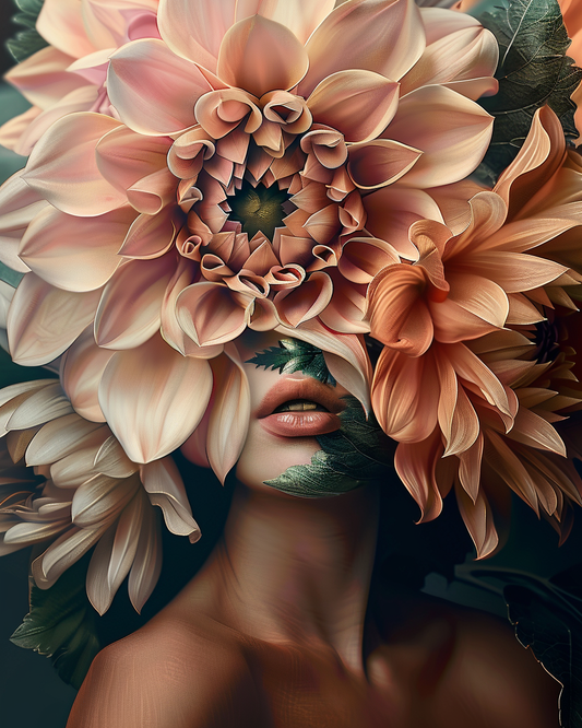 Blossoming Temptress (Paint by Numbers)