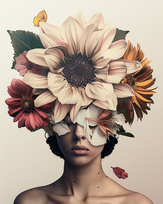 Flower Face (Paint by Numbers)