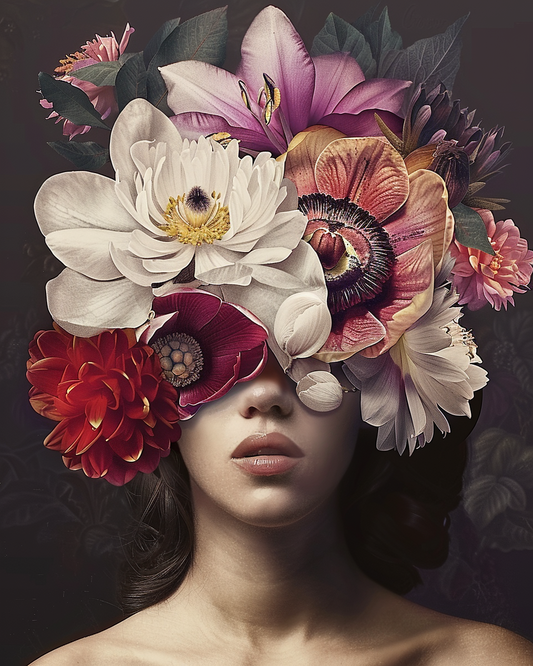 Flower Power Femme (Paint by Numbers)