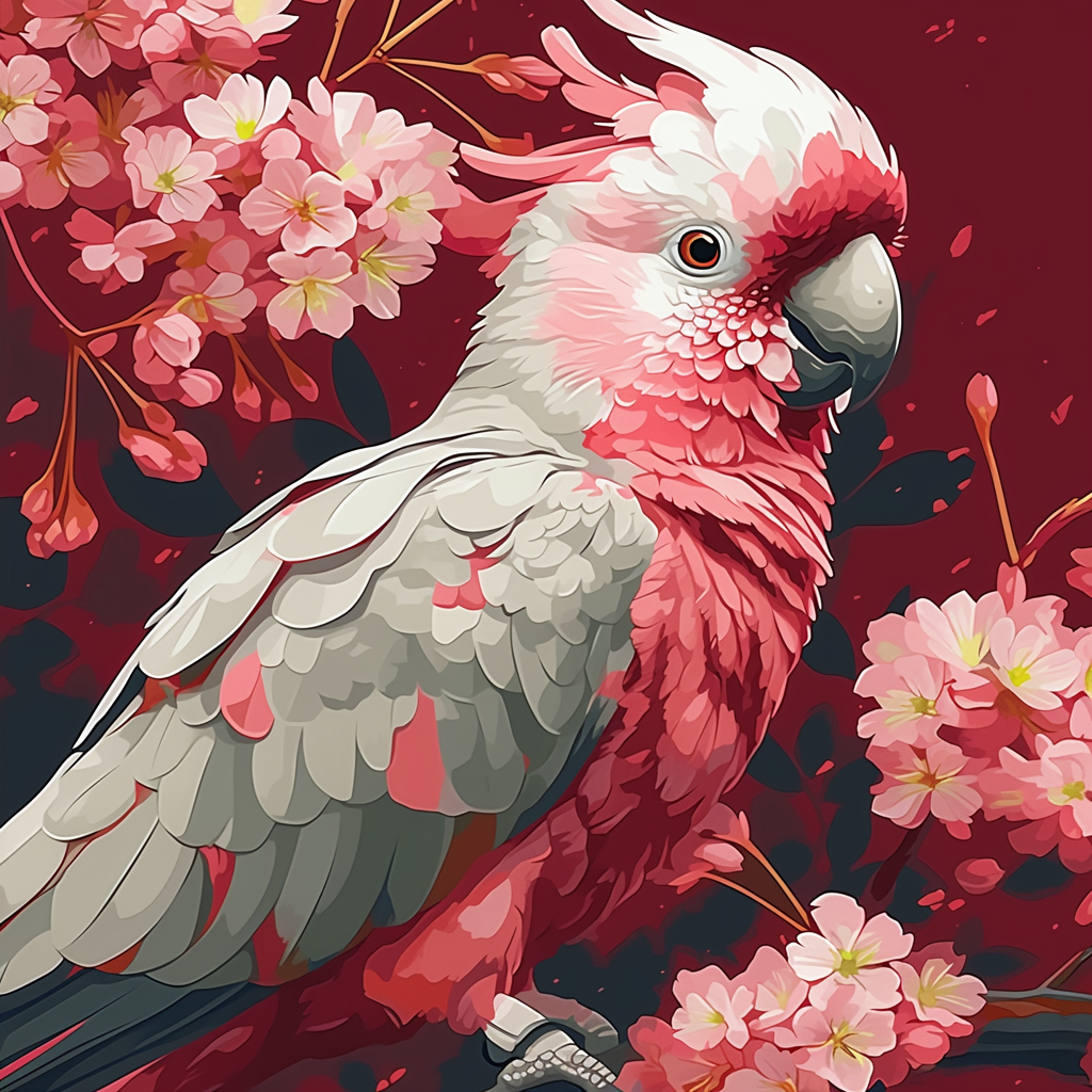 Galah Cockatoos I Paint by Numbers