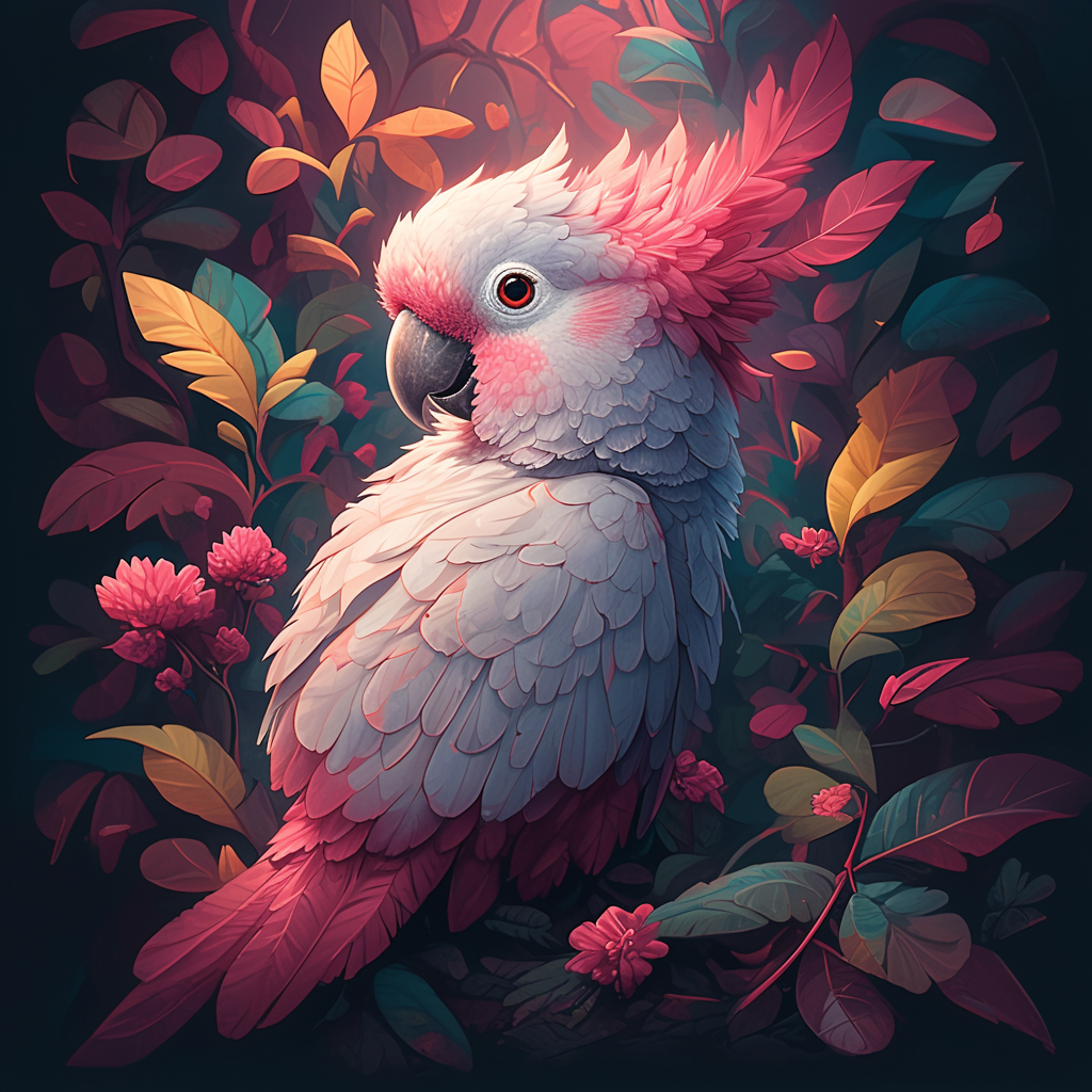 Galah Cockatoos Paint by Numbers