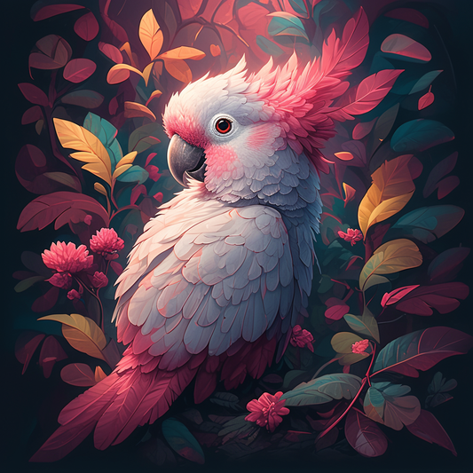Galah Cockatoos Paint by Numbers