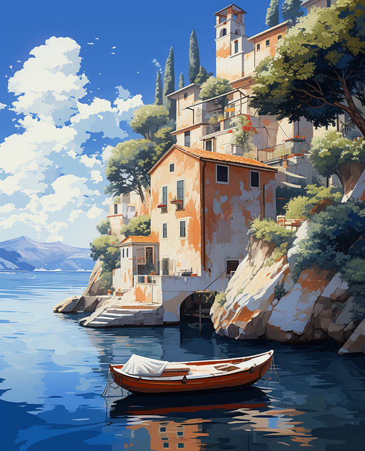 Italian Dreamscape (Paint by Numbers)