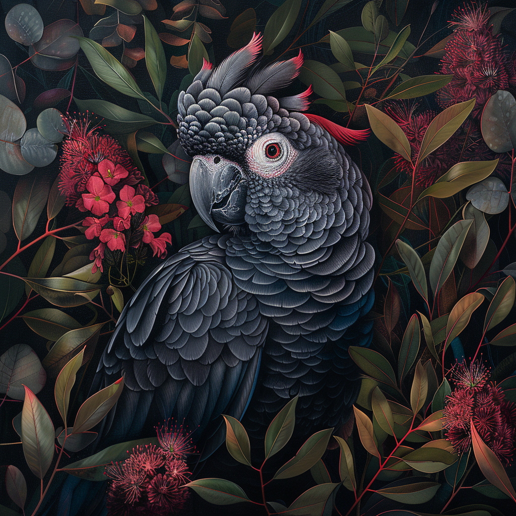 Matte Cockatoo II Paint by Numbers