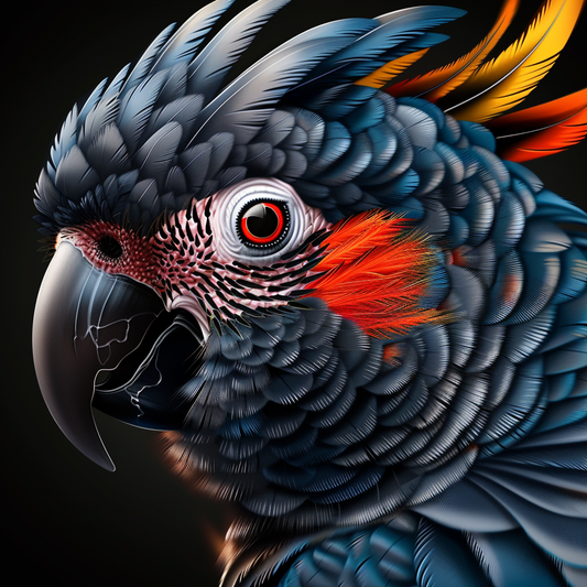 Matte Cockatoo I Paint by Numbers