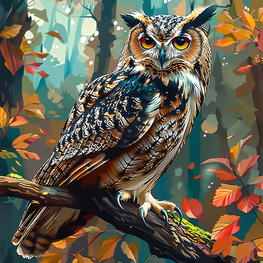 Owl IV (Paint by Numbers)
