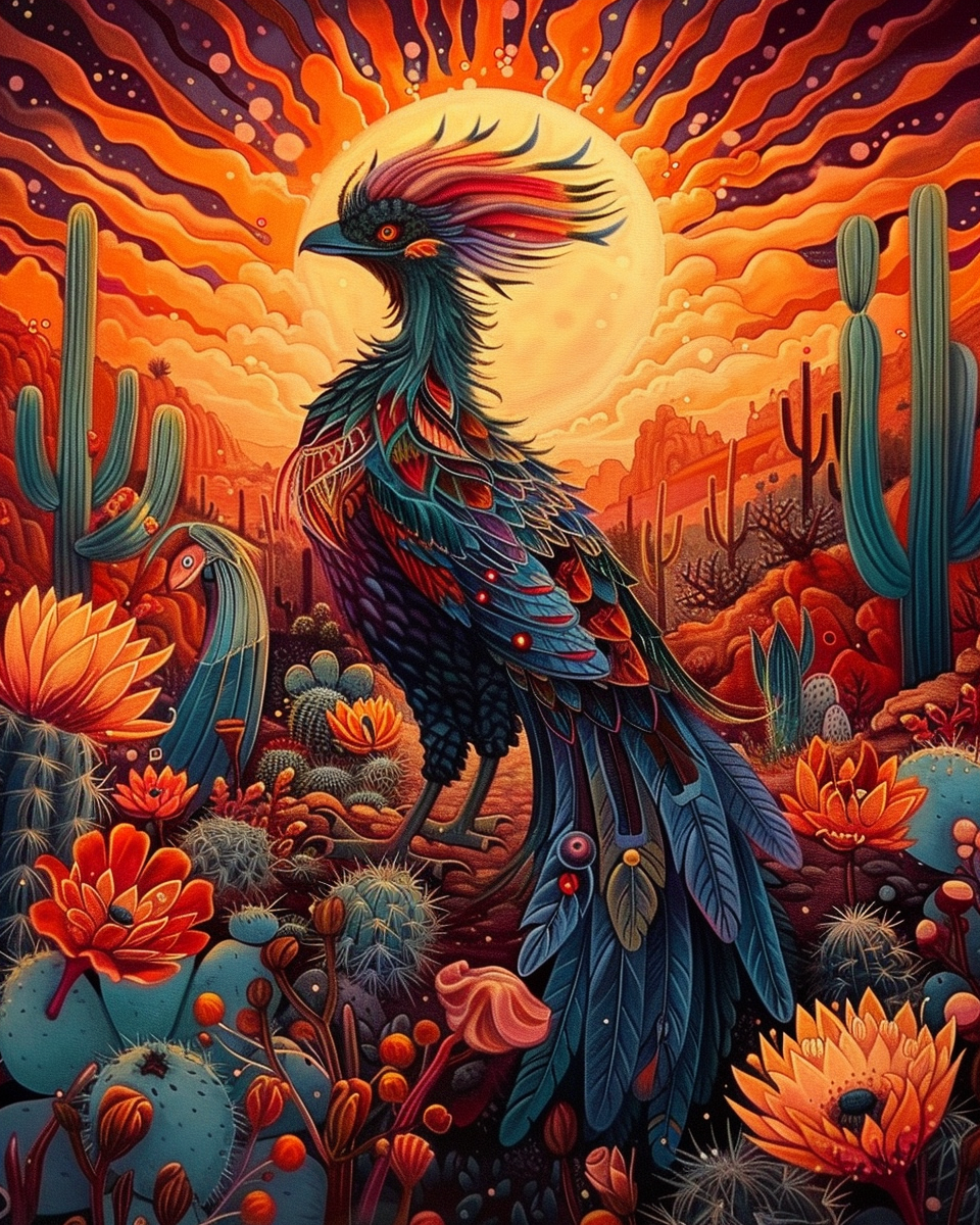 Phoenix I (Paint by Numbers)