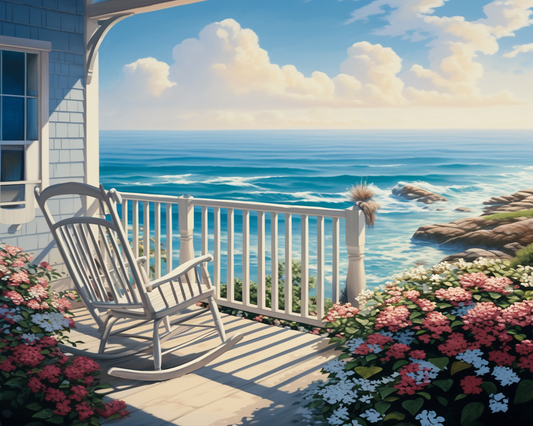 Porch by The Beach I Paint by Numbers