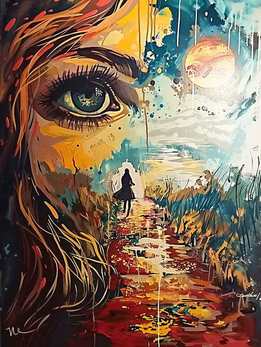 The Clairvoyant I (Paint by Numbers)