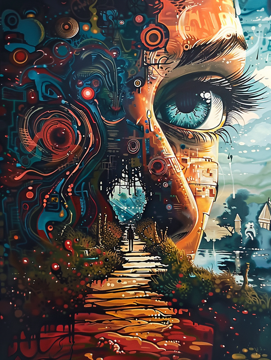 The Clairvoyant V (Paint by Numbers)