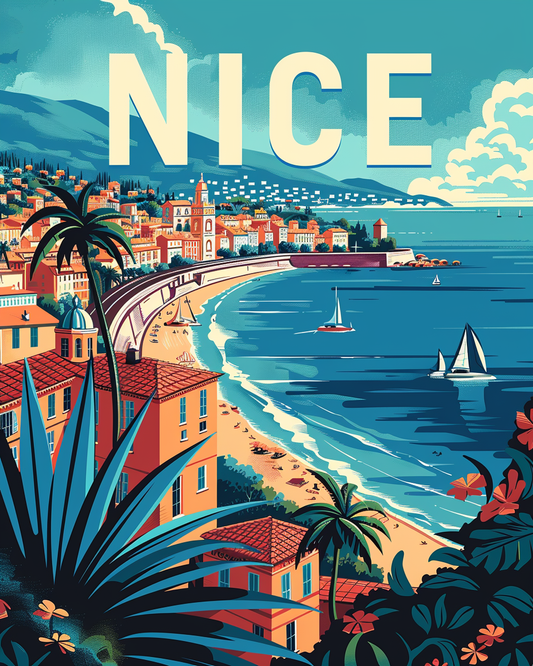 Travel Poster Nice Paint By Numbers