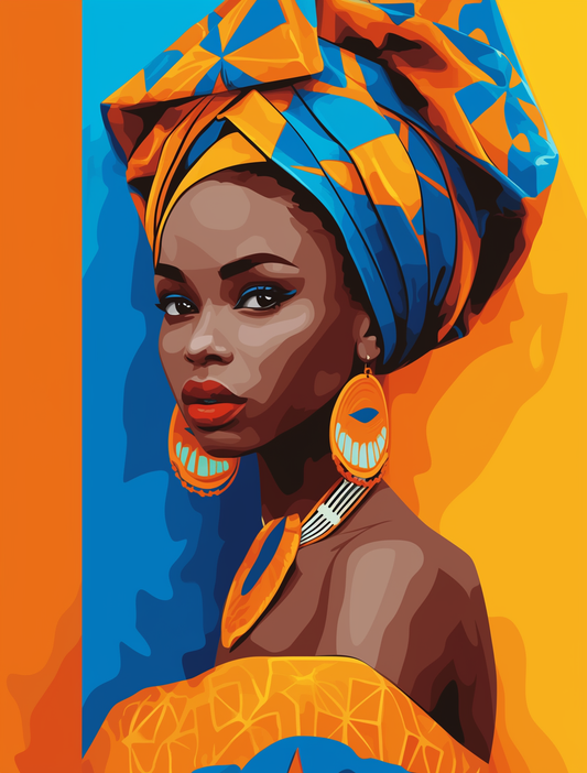 Tribal Beauty Paint By Numbers