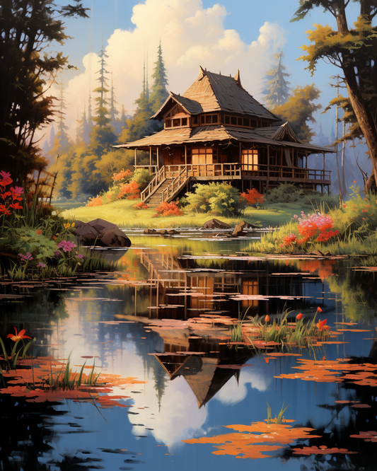 Tropical Resort (Paint by Numbers)
