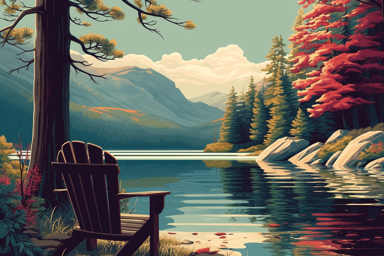 Chairs by the Lake