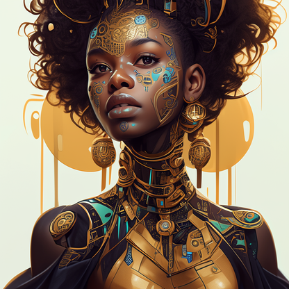 Afro Futurism I (Paint by Numbers)