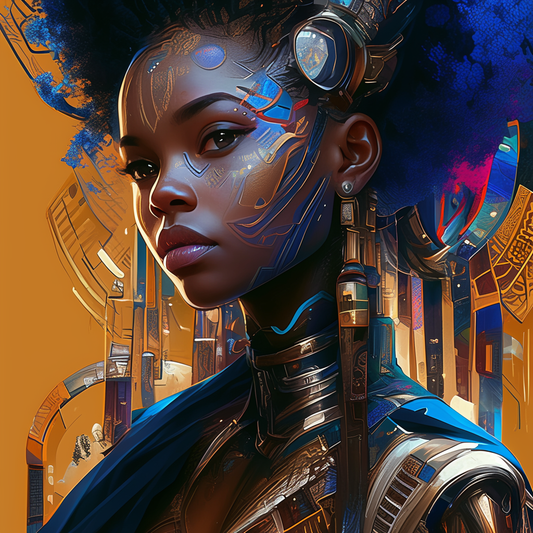 Afro Futurism V (Paint by Numbers) (Paint by Numbers)