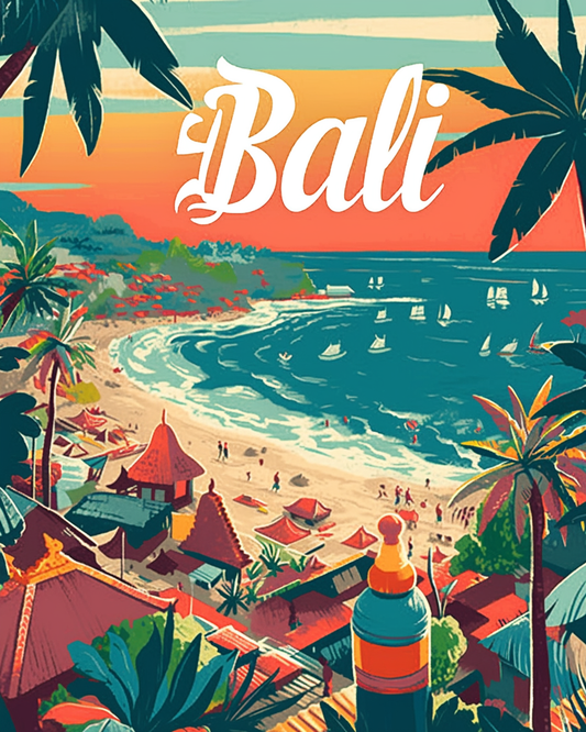 Bali Travel Poster