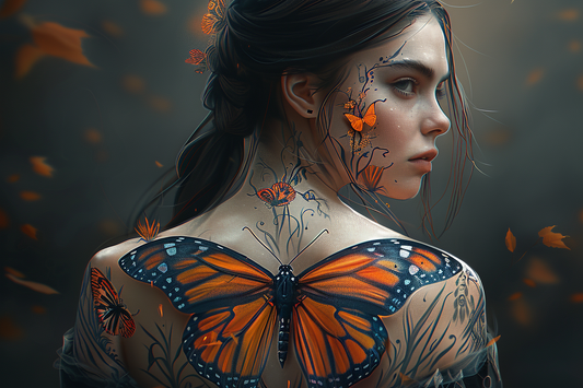 Butterfly Girl (Paint by Numbers)