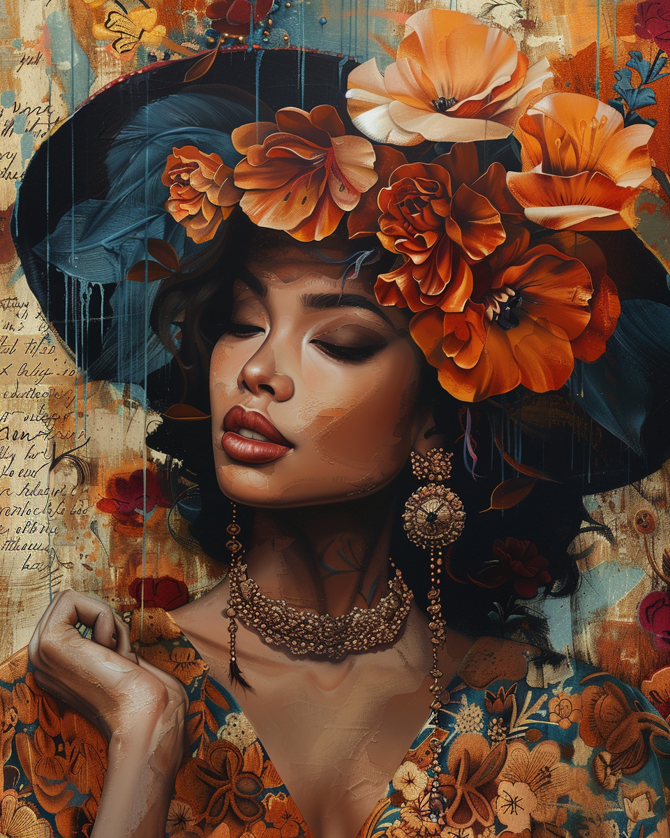 Chicano Beauty (Paint by Numbers)