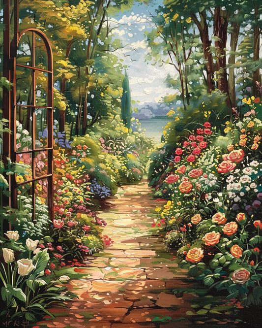 Flower Garden V (Paint by Numbers)