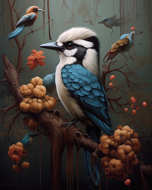 Kookaburra (Paint by Numbers)