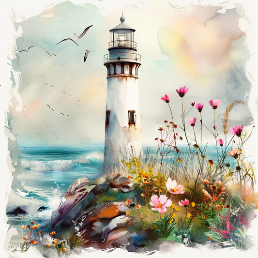 Lighthouse II (Paint by Numbers)