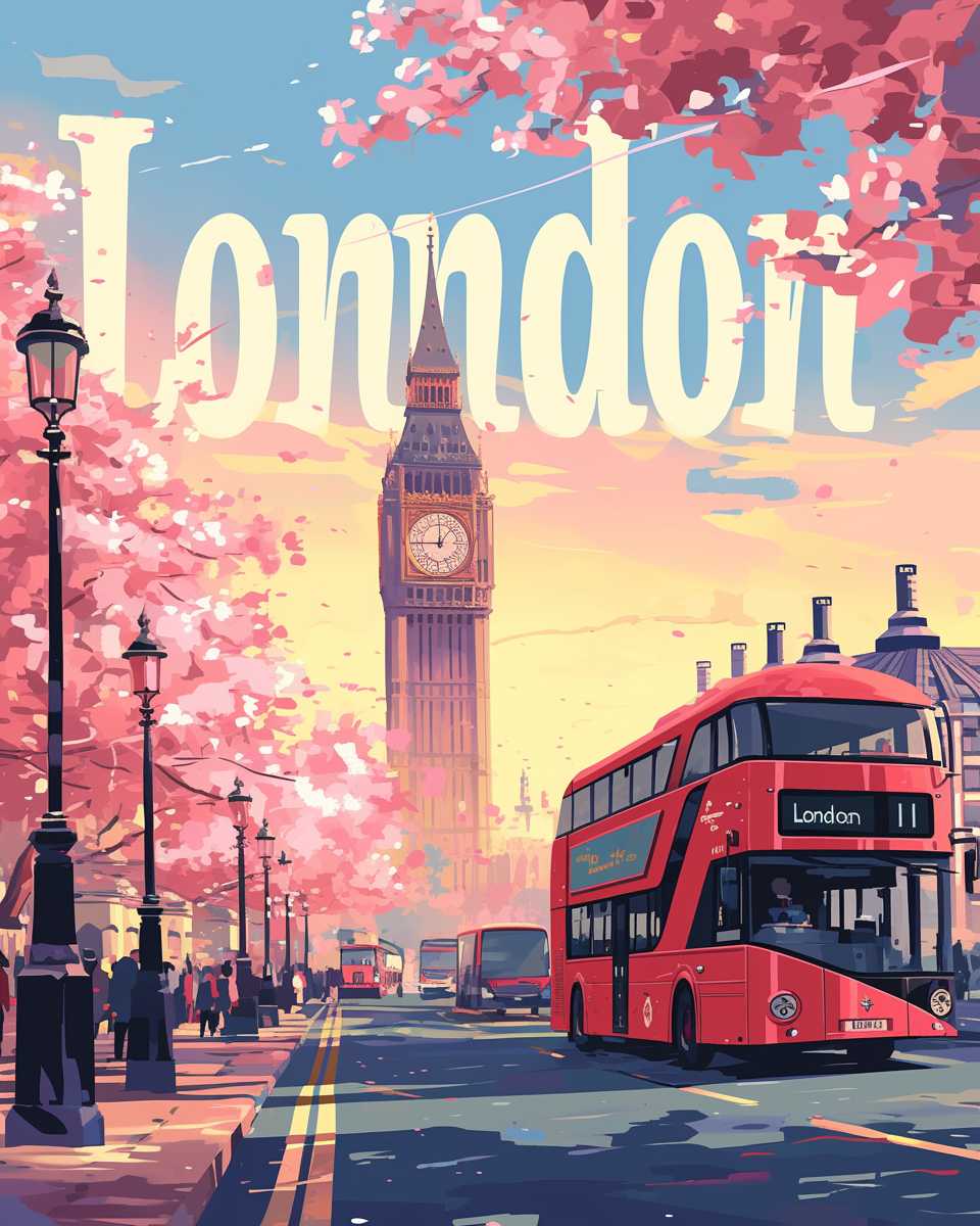 London Travel Poster