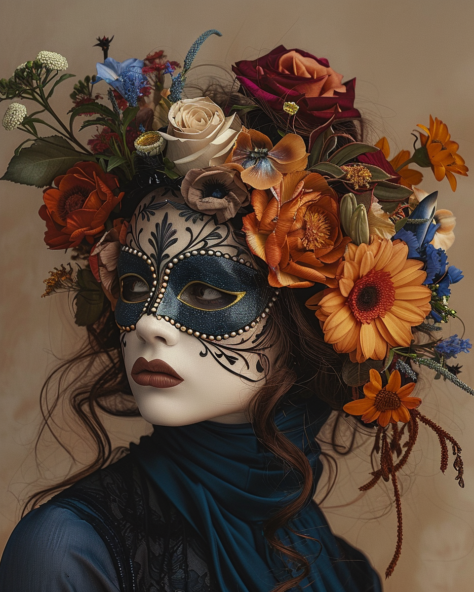 Masked Revelry II (Paint by Numbers)