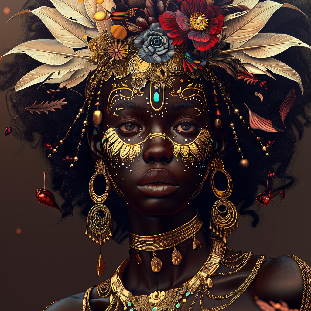 Melanin Queen V (Paint by Numbers)