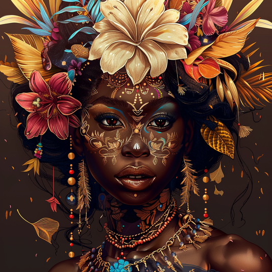 Melanin Queen (Paint by Numbers)