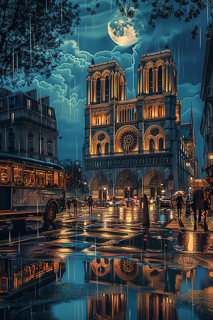 Notre Dame Cathedral (Paint by Numbers)