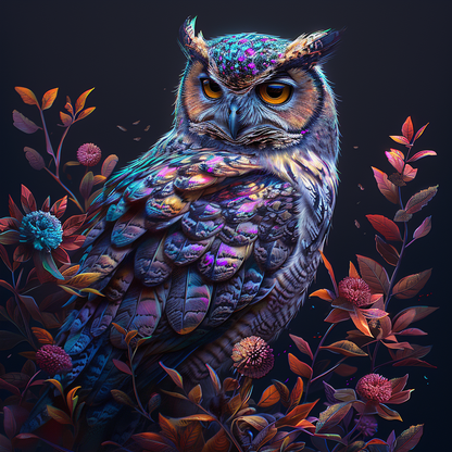 Owl I (Paint by Numbers)