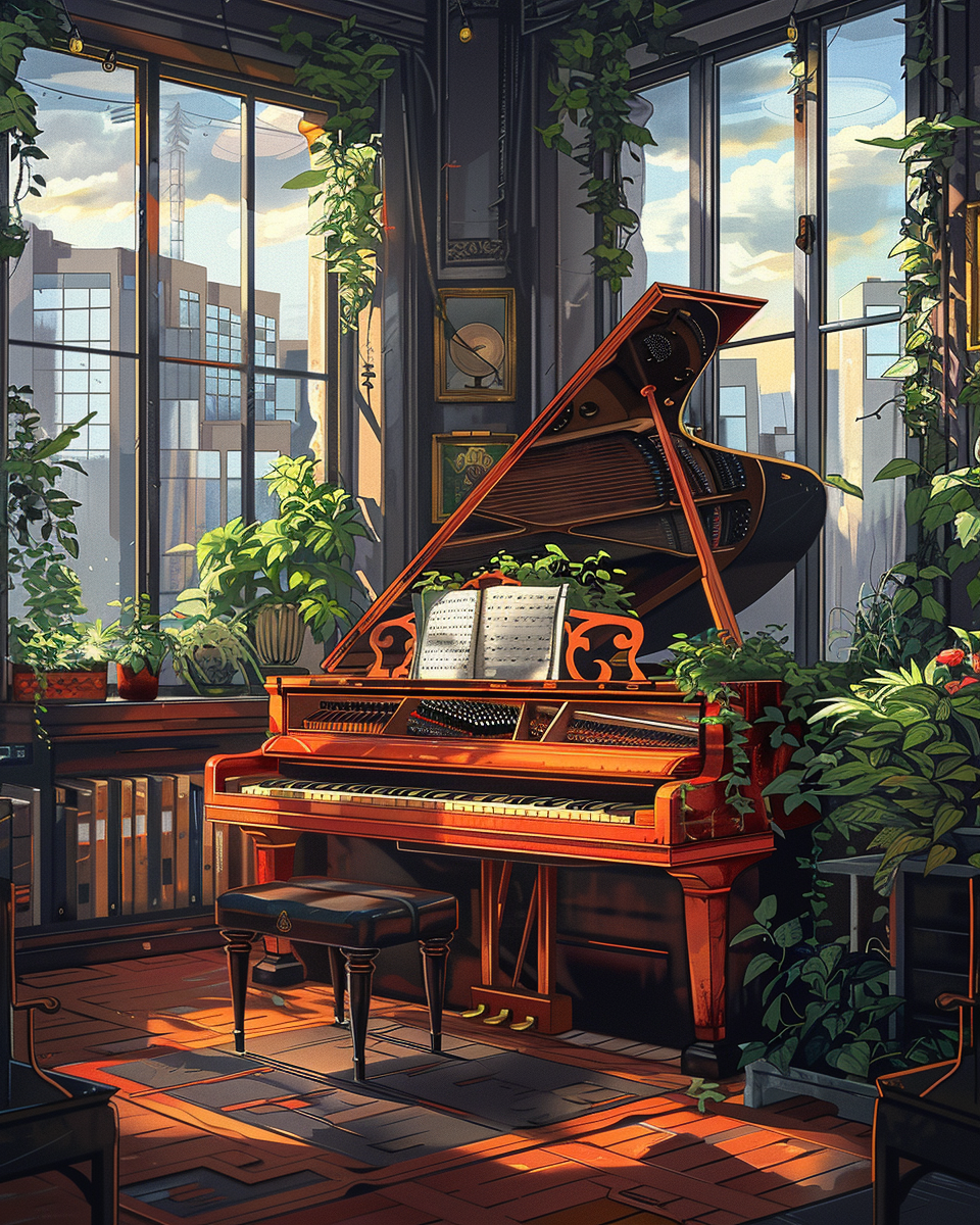 Piano Panorama (Paint by Numbers)