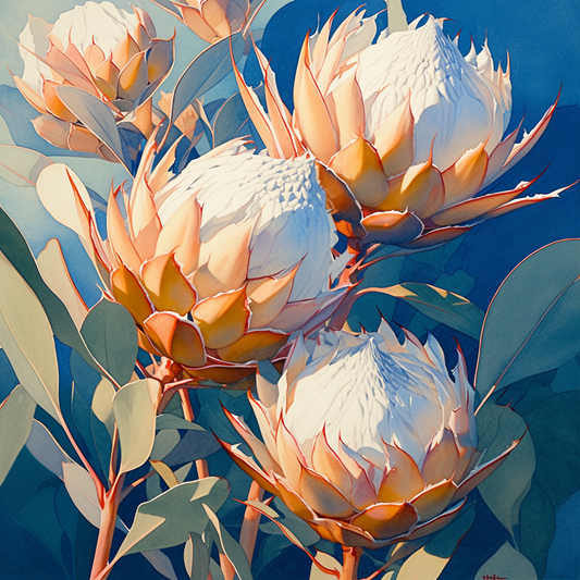 Proteas I (Paint by Numbers)