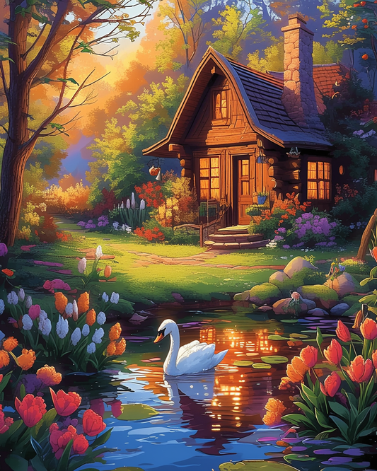 Serene Countryside Paint by Numbers