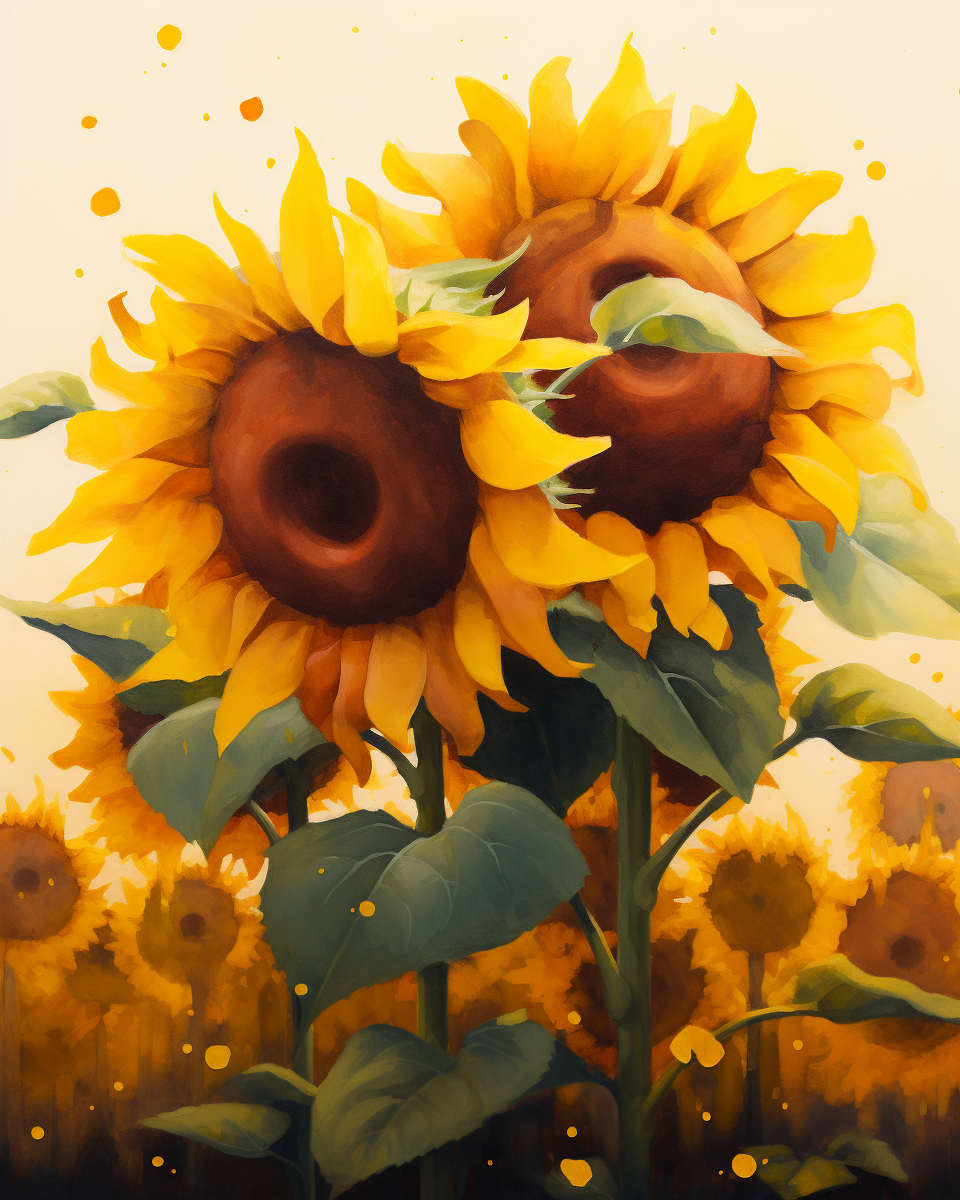 Sunflower Serenade (Paint by Numbers)