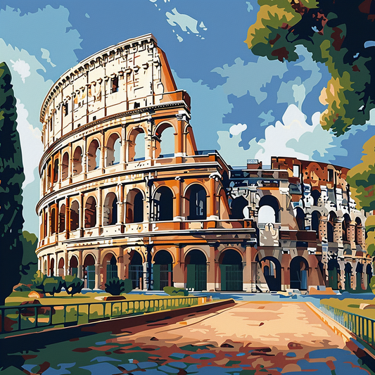 The Colosseum (Paint by Numbers)