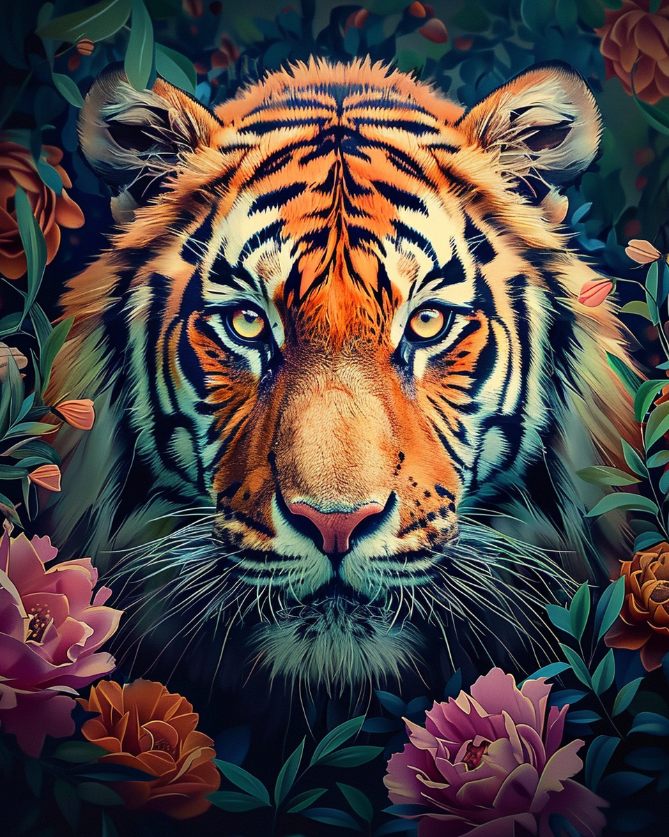 Tiger I (Paint by Numbers)