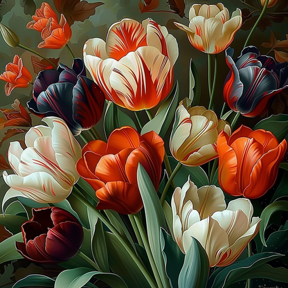 Tulips V (Paint by Numbers)