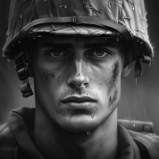 WWII Soldier Paint by Numbers